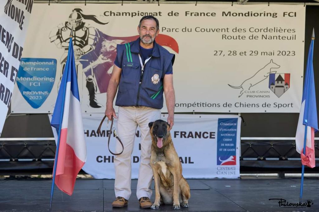 Des Trois Marins - coupe de France mondioring 2023: MIRZA des 3 marins 3ème!!! :)